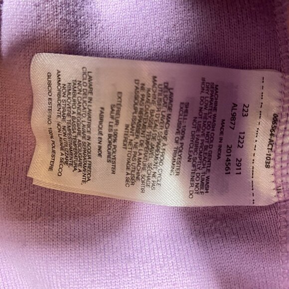 Columbia Womens Size M Lavender Fleece Pullover Snap Neck Sweater Cozy Outdoor - Picture 6 of 16